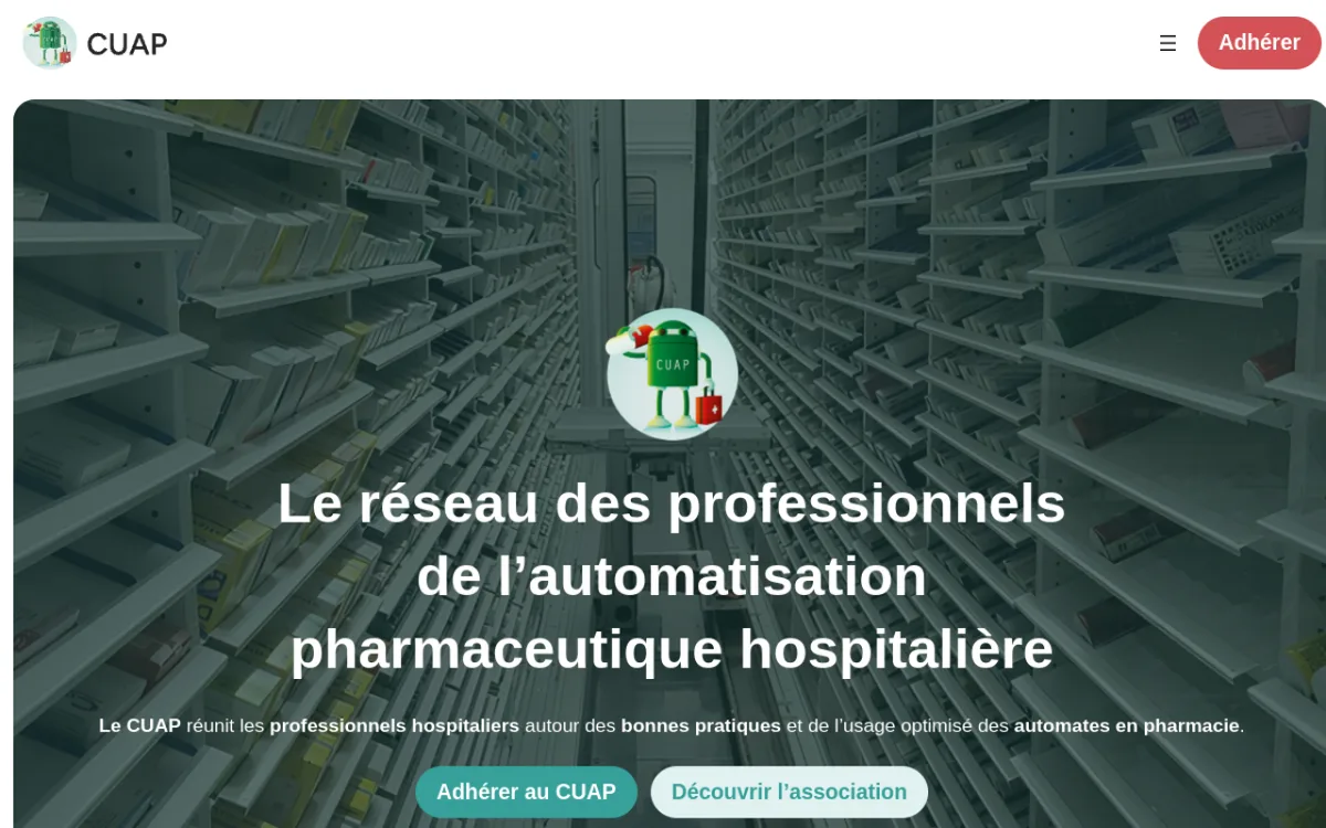 Le site CUAP, réalisé par Gianito Riesterer