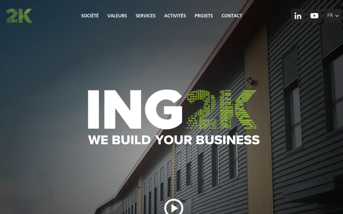 Le site ING2K, réalisé par Gianito Riesterer